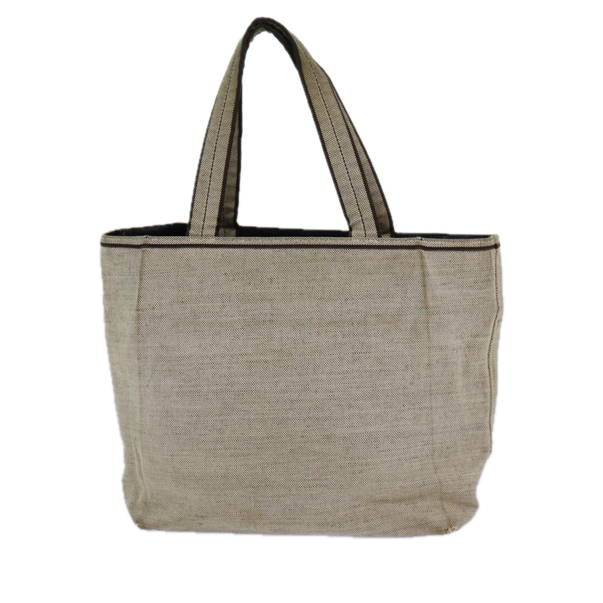 Prada Tote Bag Auth Canvas Gray