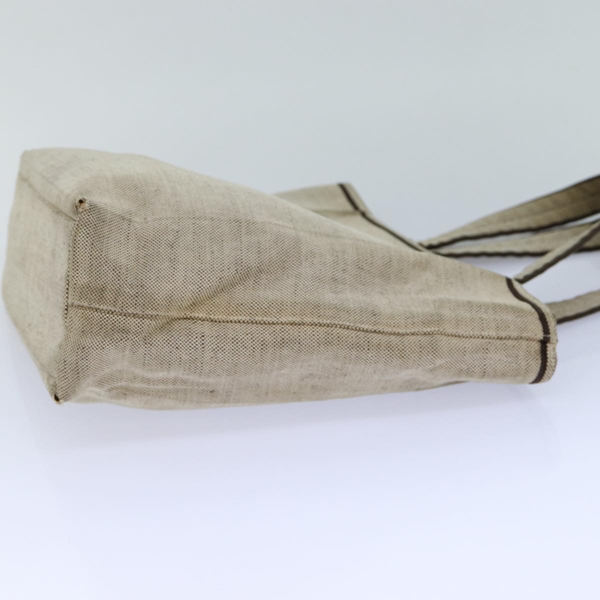 Prada Tote Bag Auth Canvas Gray