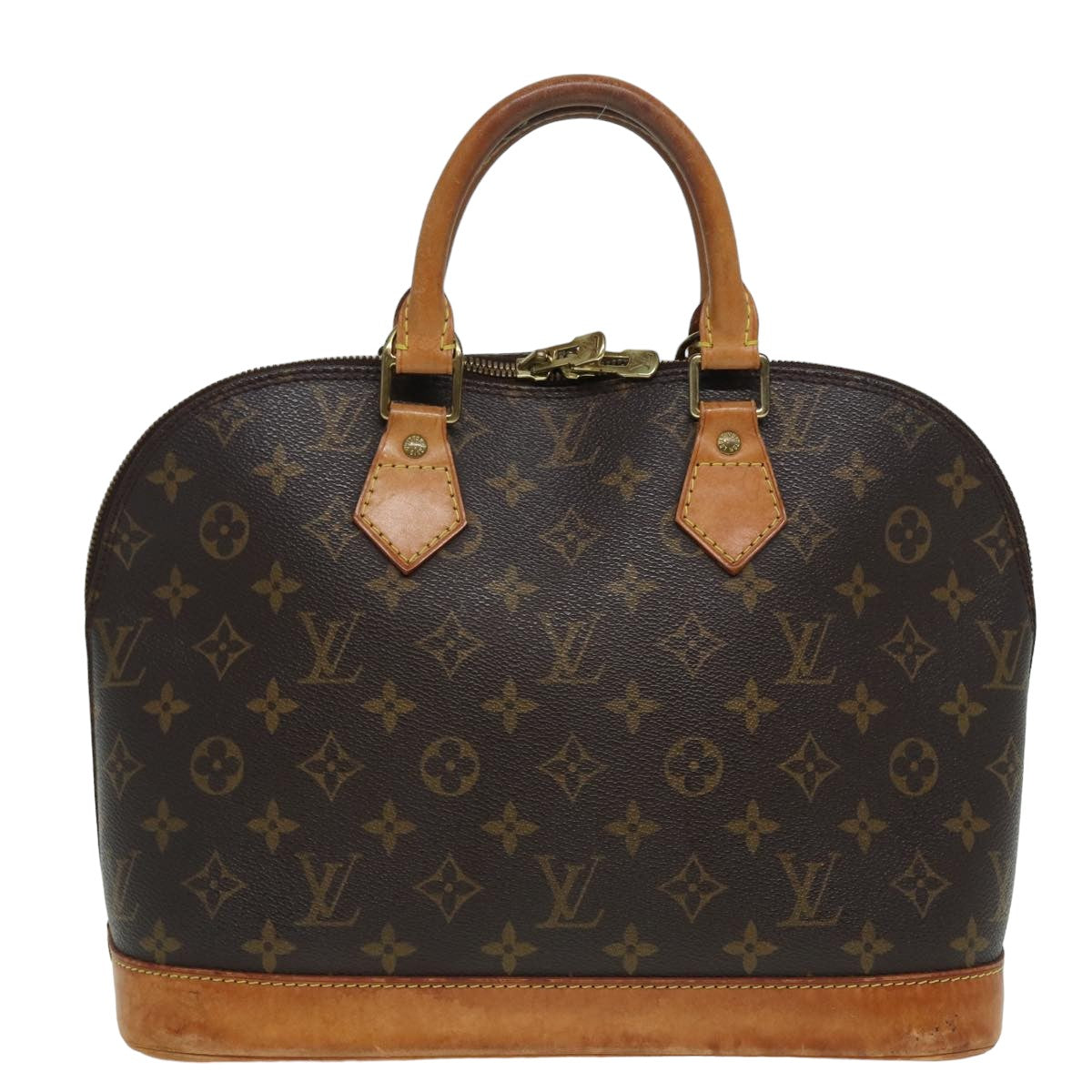 LOUIS VUITTON Monogram Alma Hand Bag M51130 LV Auth ar12082