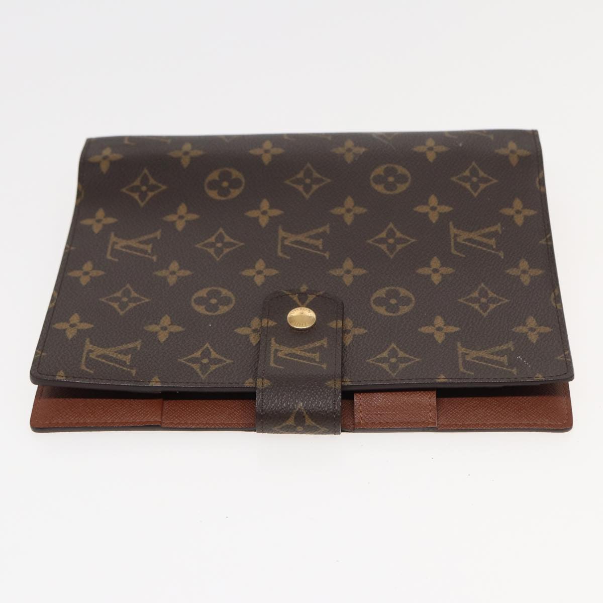 Louis Vuitton Monogram Agenda GM Day Planner Cover LV ar12092 Fashion Accessory