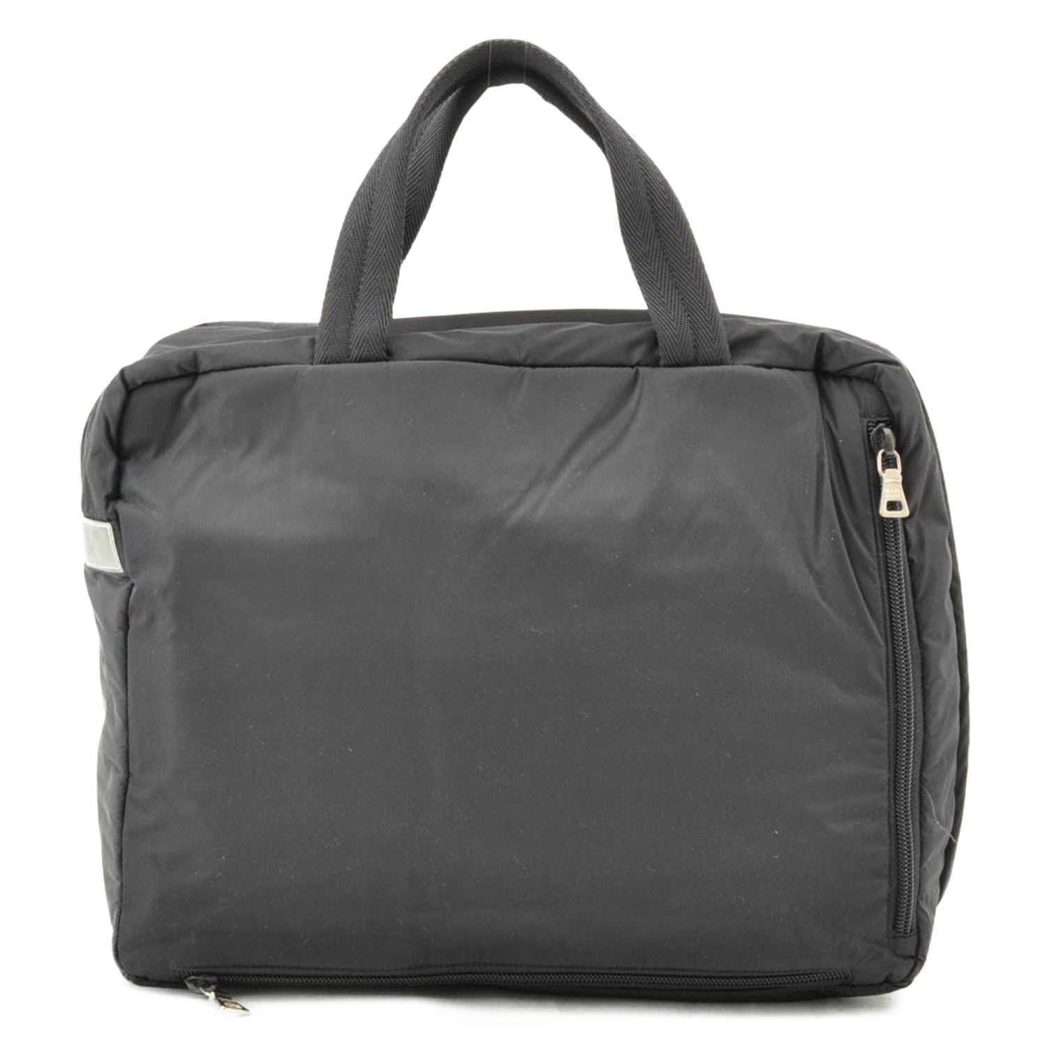 Prada Hand Bag Nylon Black Travel Bag Nylon Black Ar1221