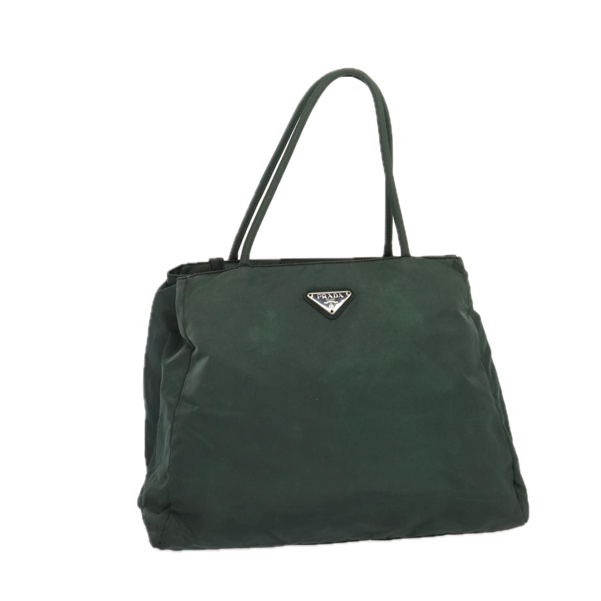 Prada Hand Bag Khaki Auth Nylon Travel Bag Khaki Auth Ar12211