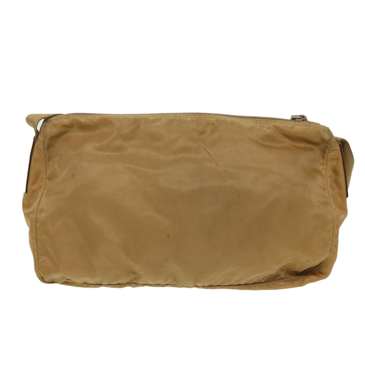 Prada Shoulder Bag Auth Nylon Beige Beige Auth Ar12305