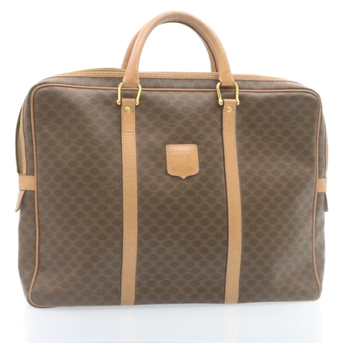 Luxury Macadam Hand Bag Ar Canvas Brown Travel Bag