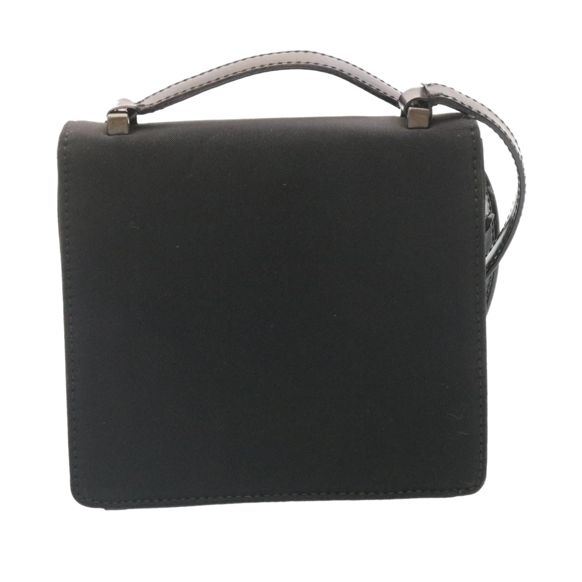 Prada Shoulder Bag Auth Nylon Black