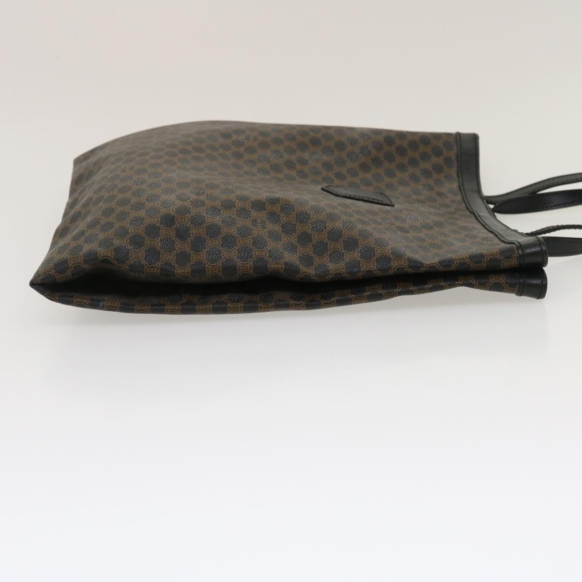 Luxury Macadam Tote Bag Pvc Brown Ar Leather Canvas