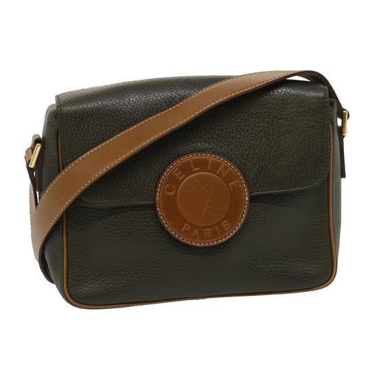 Luxury Shoulder Bag Gray Ar Leather Brown