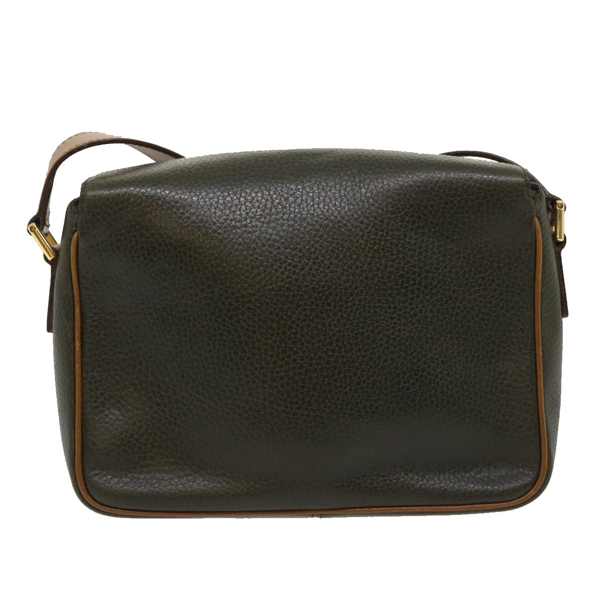 Luxury Shoulder Bag Gray Ar Leather Brown