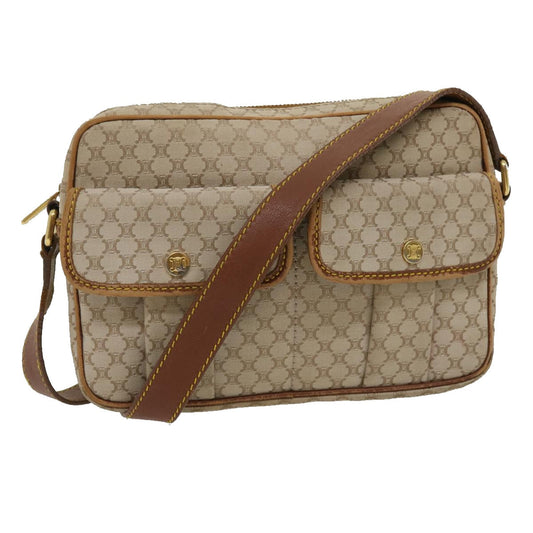 Luxury Macadam Shoulder Bag Ar Canvas Brown