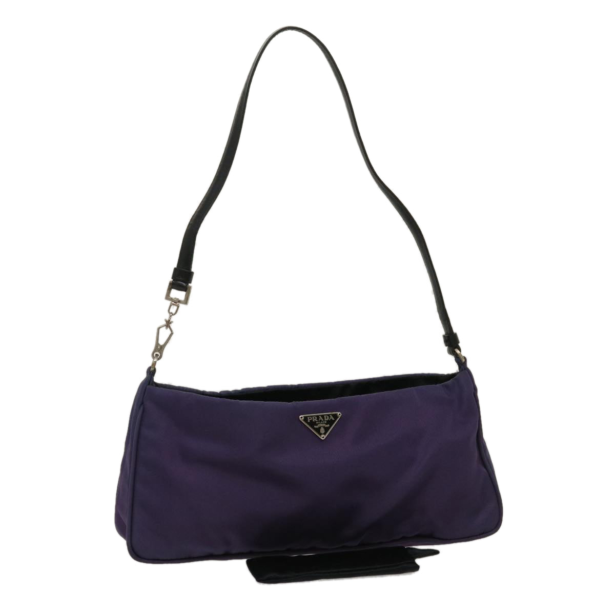 Prada Accessory Pouch Luxury Handbag Nylon Purple Clutch Bag Nylon Purple Ar7076