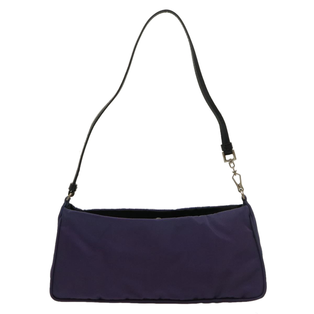 Prada Accessory Pouch Luxury Handbag Nylon Purple Clutch Bag Nylon Purple Ar7076