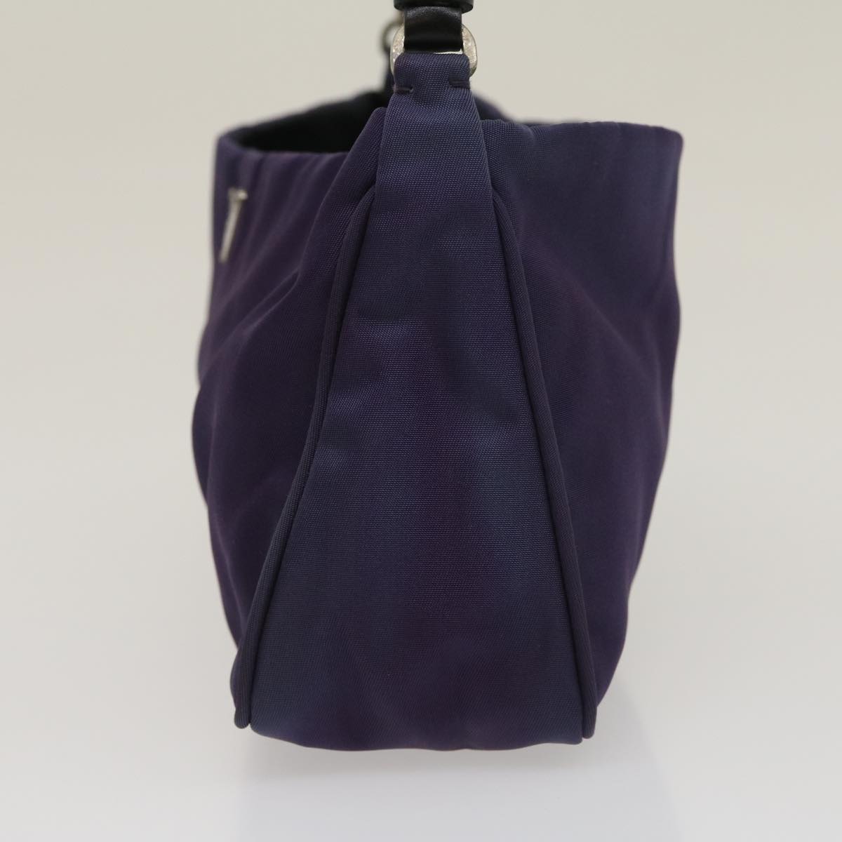 Prada Accessory Pouch Luxury Handbag Nylon Purple Clutch Bag Nylon Purple Ar7076