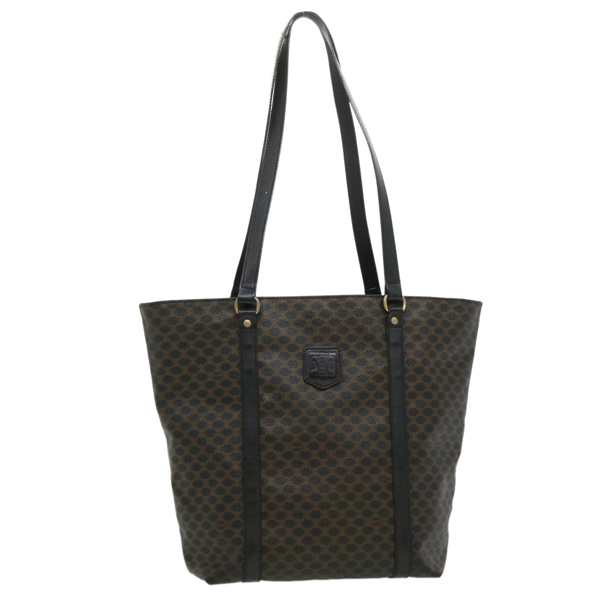 Luxury Macadam Tote Bag Ar Canvas Black