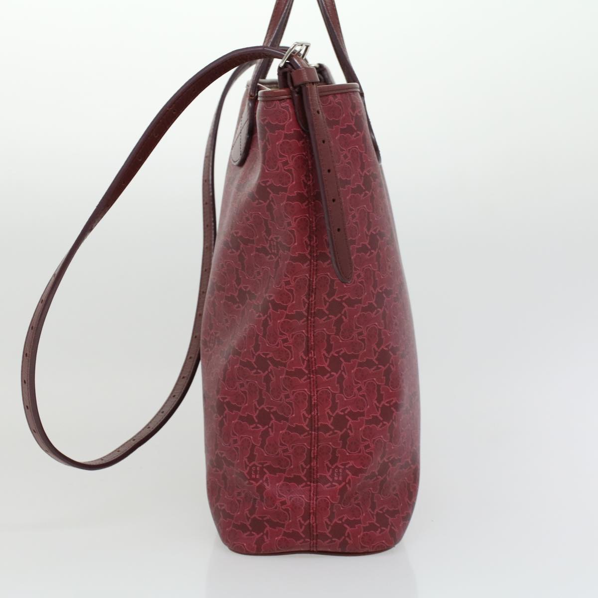Luxury Sulky Line Hand Bag Pvc Way Leather Red Travel Bag