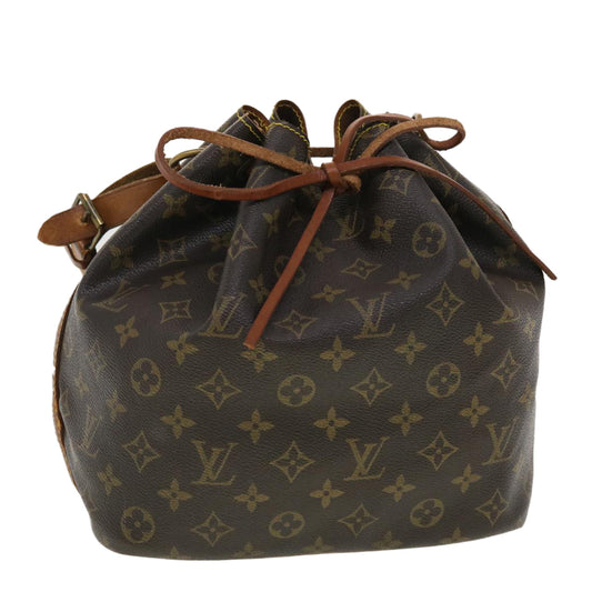 LOUIS VUITTON Monogram Petit Noe Shoulder Bag M42226 LV ar9234