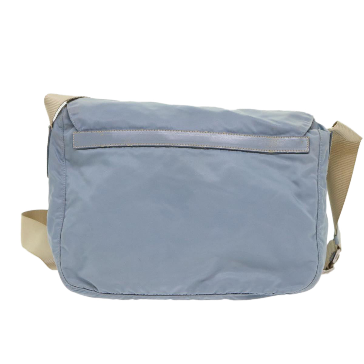 Prada Shoulder Bag Light Nylon Blue Light Blue Ar9923