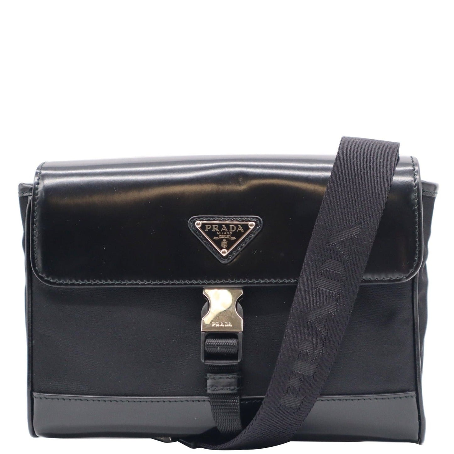 Prada Re Shoulder Bag Leather Nylon
