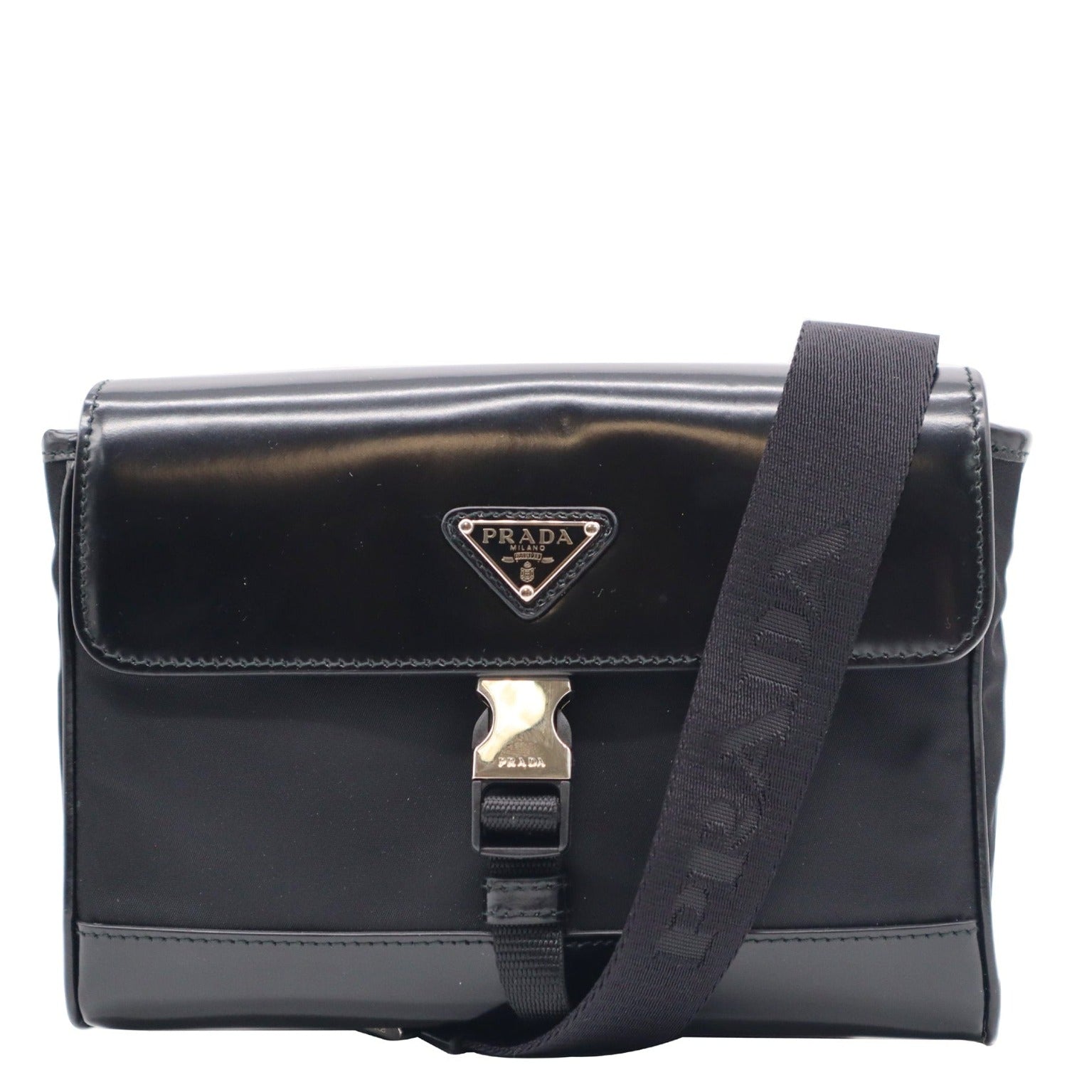 Prada Re Shoulder Bag Leather Nylon