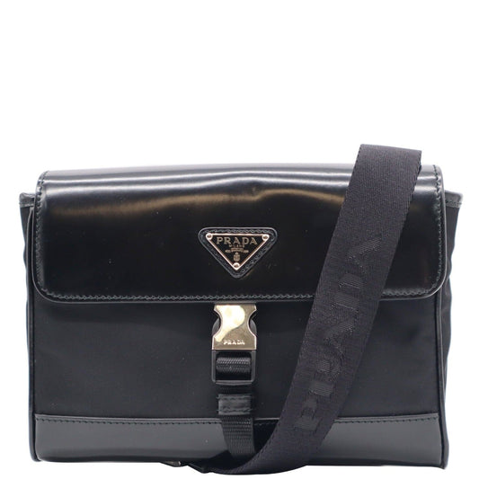 Prada Re Shoulder Bag Leather Nylon