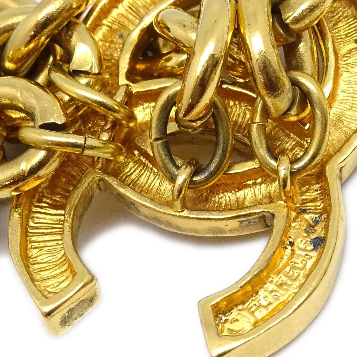 Chanel Cc Chain Belt Gold Small Good