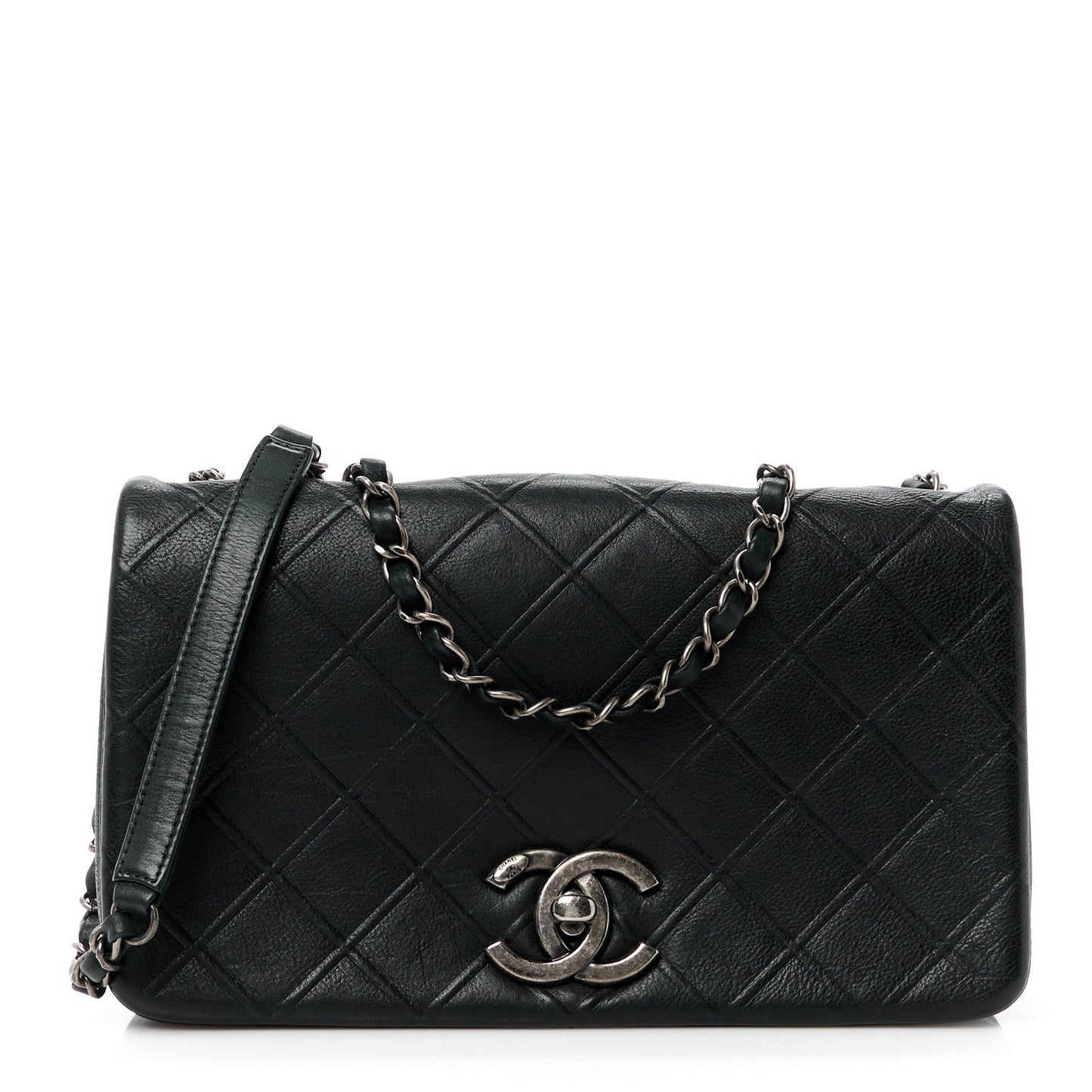 Chanel Calfskin Diamond Embossed New
