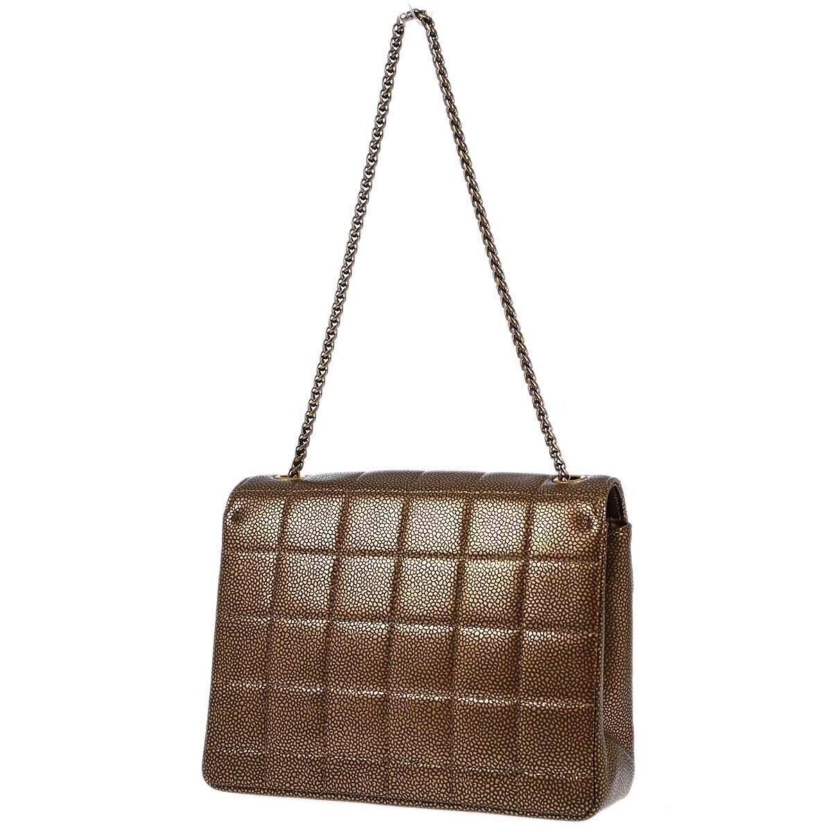 Chanel Bronze Caviar Gripoix Choco Bar