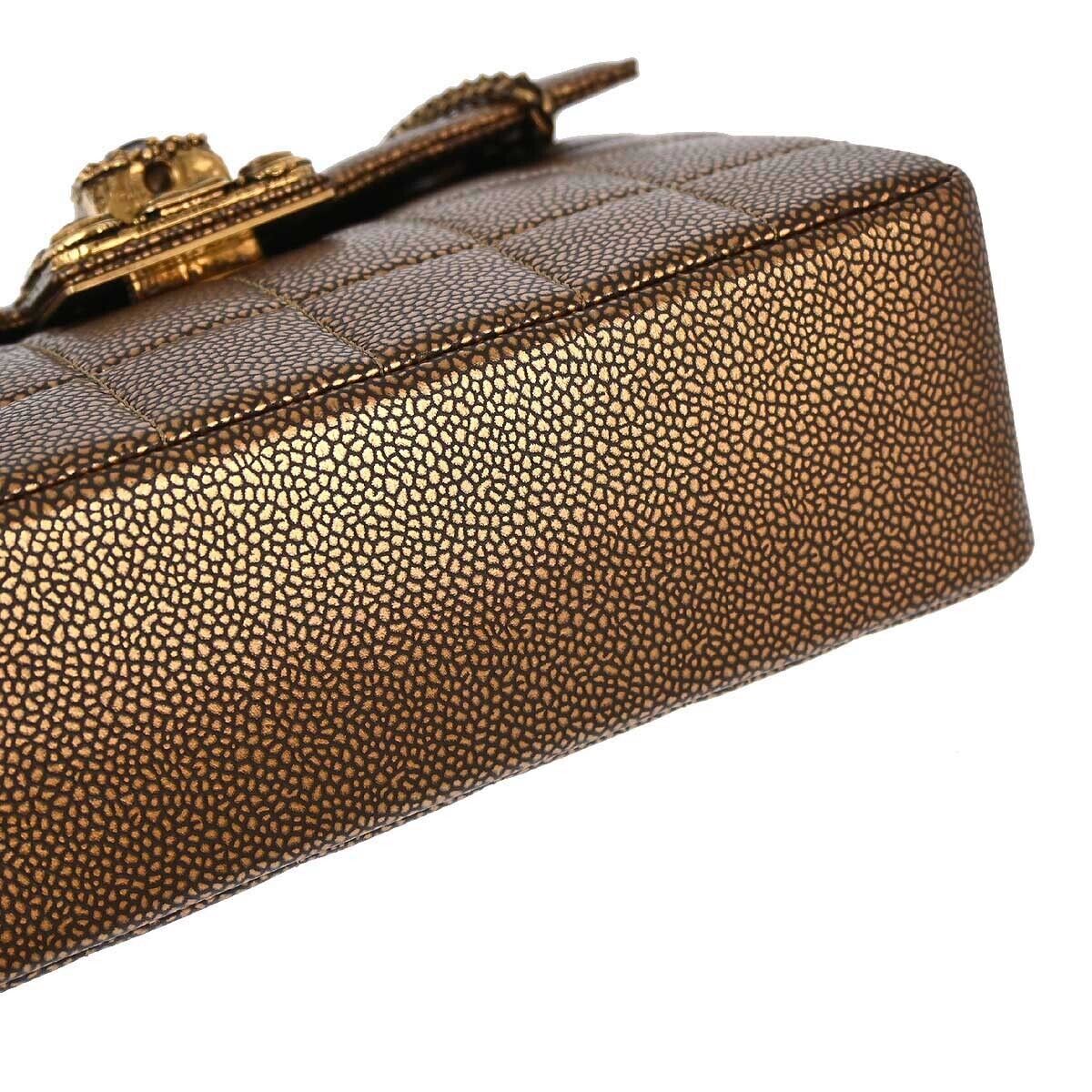 Chanel Bronze Caviar Gripoix Choco Bar