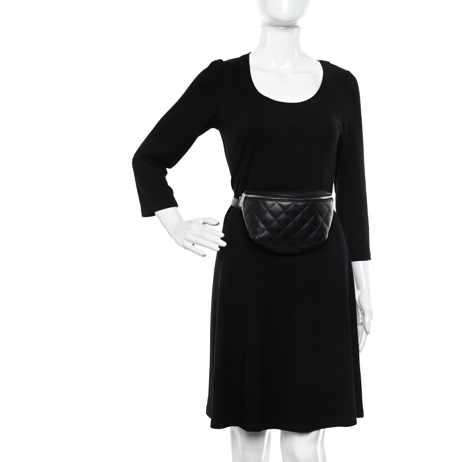 Chanel Calfskin Quilted Waist Belt Bag