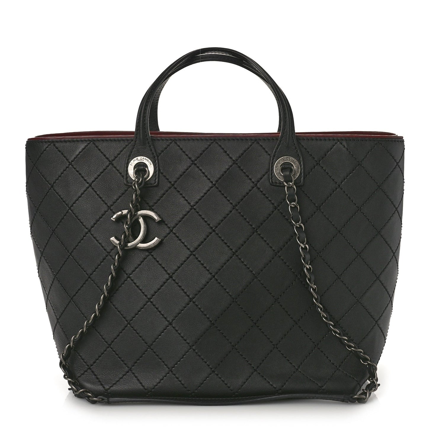 Chanel Calfskin Stitched Medium Shopping