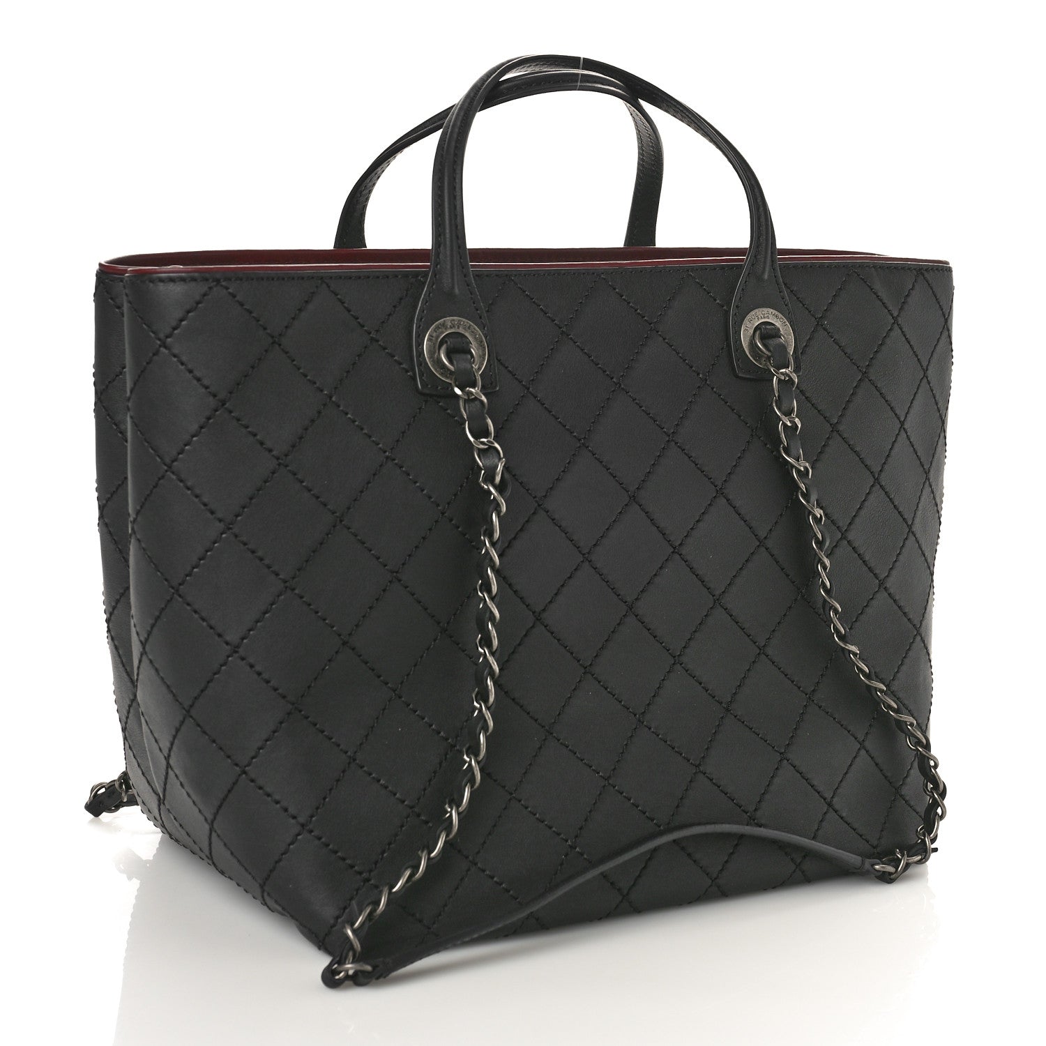 Chanel Calfskin Stitched Medium Shopping