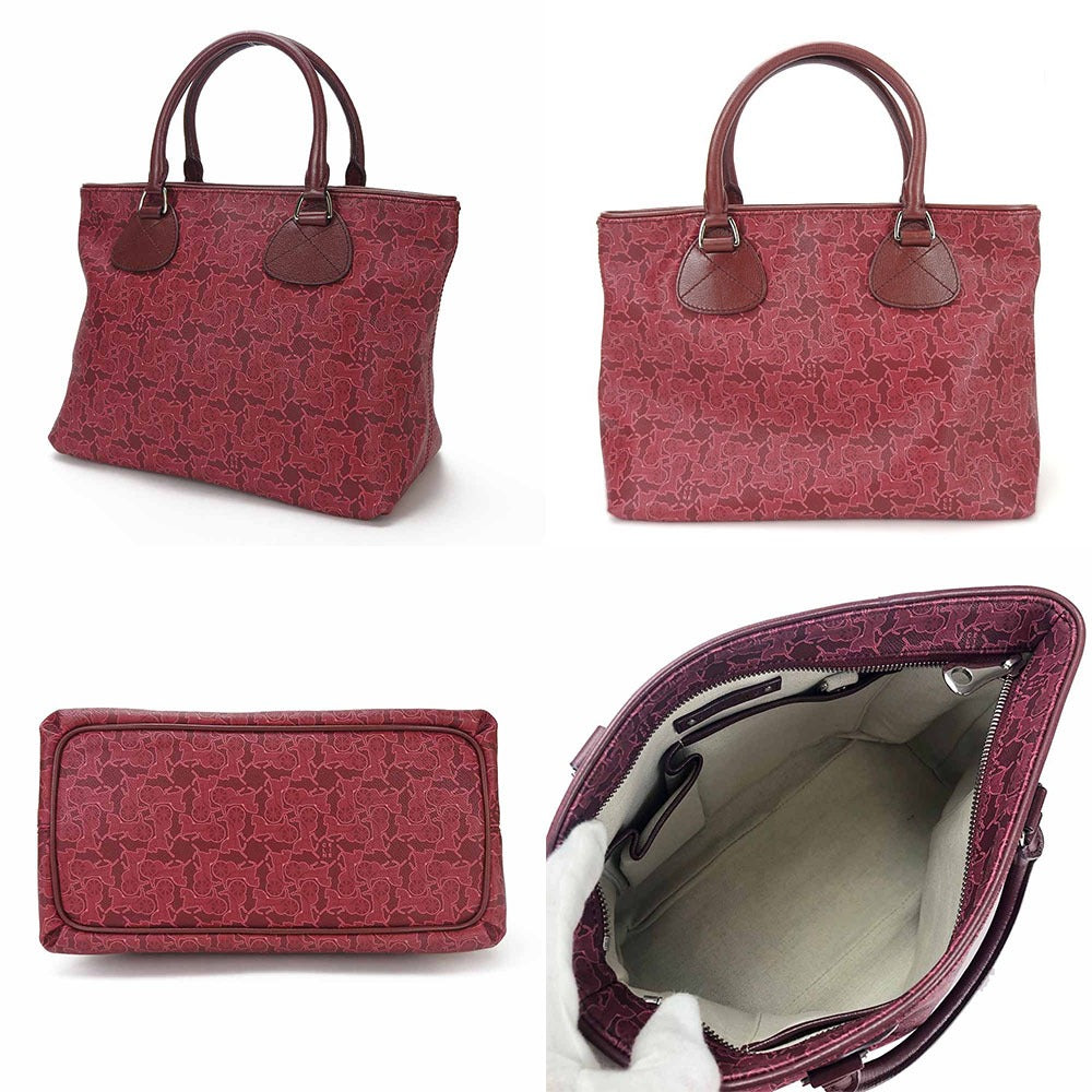 Pvc, Women Leather Pink Travel Bag