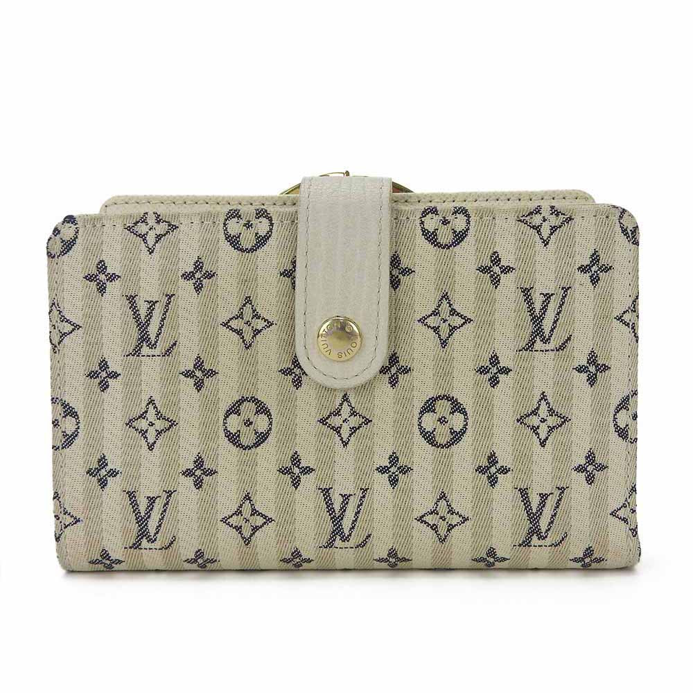 Louis Vuitton Bifold M95659 run Portonebier Vienova Monogram White Mini Wallet Case