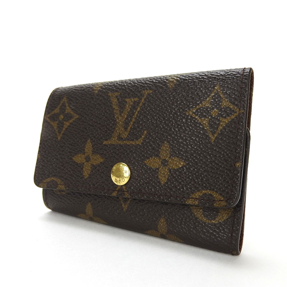 Louis Vuitton Key holder M62630 Multicles6 Monogram Leather Canvas Brown Key Chain