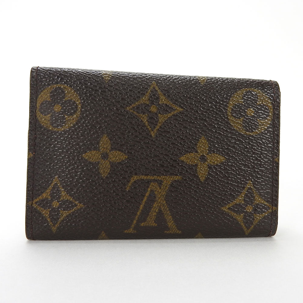 Louis Vuitton Key holder M62630 Multicles6 Monogram Leather Canvas Brown Key Chain