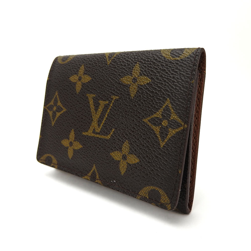 Louis Vuitton M62920 Annevelt Cult de Visit Monogram Brown Wallet Case
