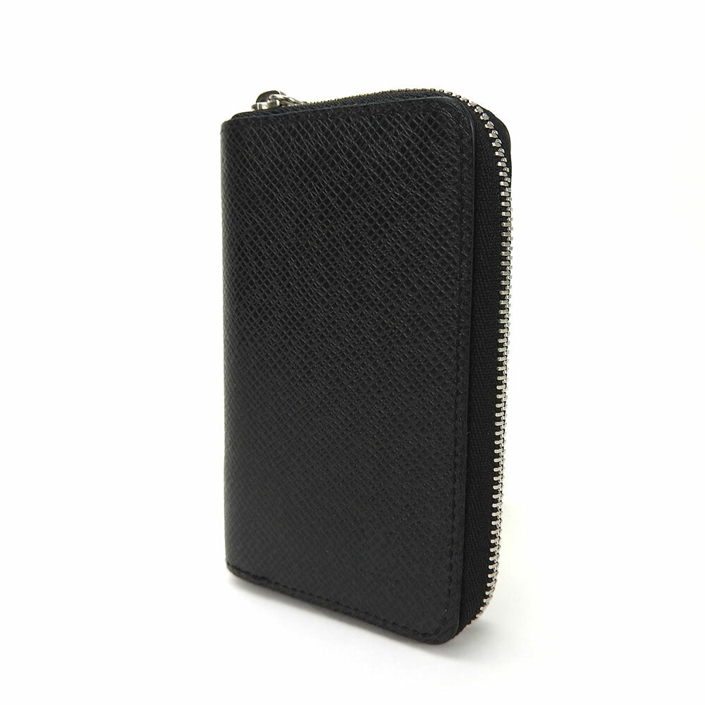 Louis Vuitton Coin M32832 Taiga Zippy coin Black Wallet Case
