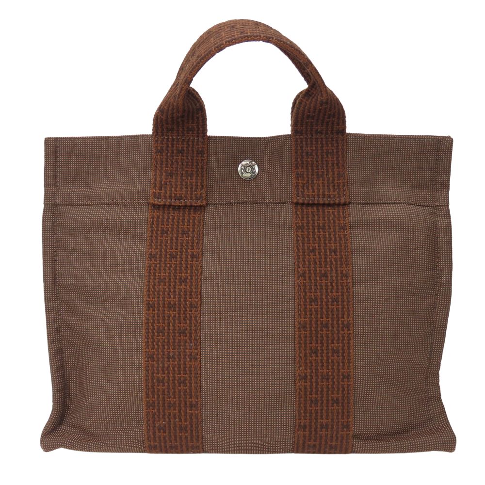 Her Line Tote Pm Unisex(Unisex) Canvas Brown Tote Bag