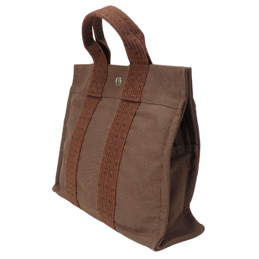 Hermes Handbag Her Line Tote Pm Unisex Unisex Canvas Brown Tote Bag