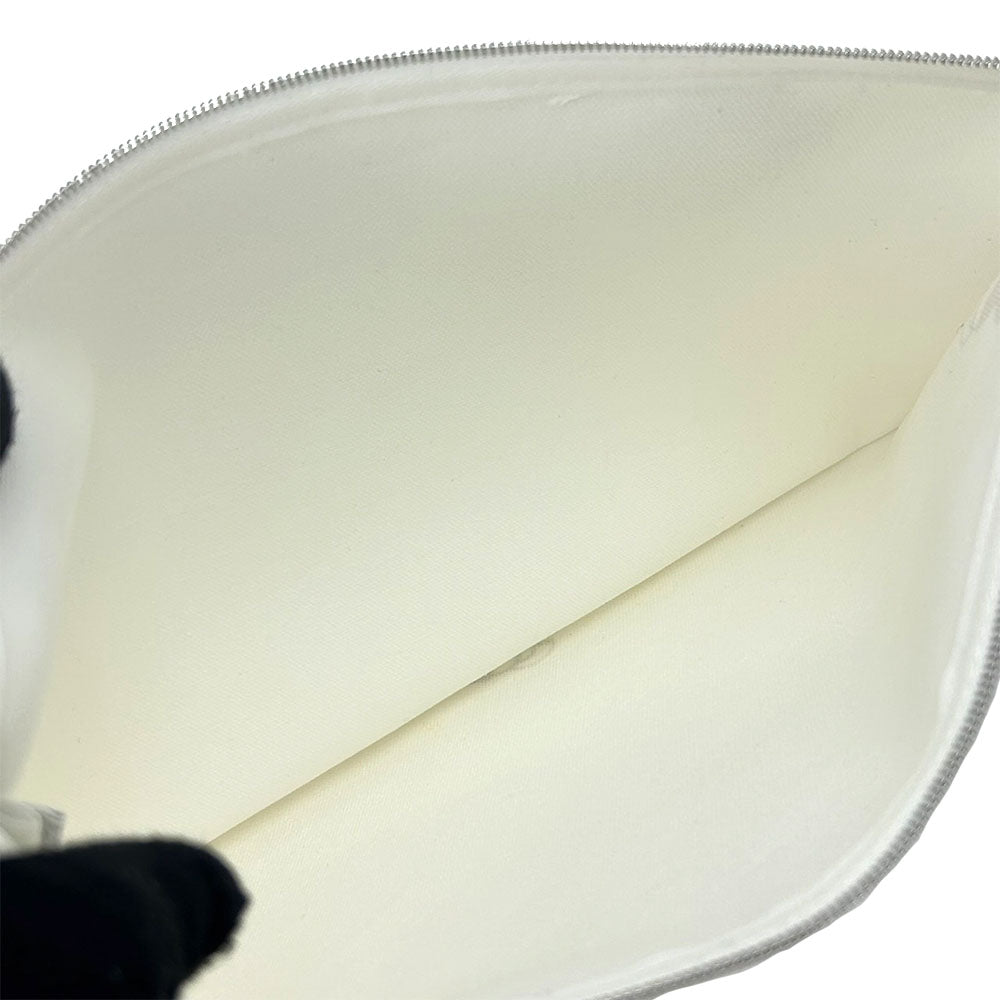 Pouch Cotton Truth Flat Gm Women Handbag White Shoes
