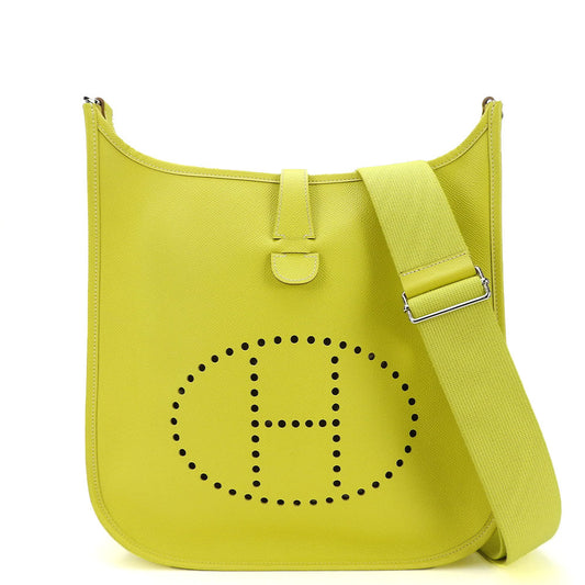 Shoulder Bag Epsom Yellow Evelyn Gm Women