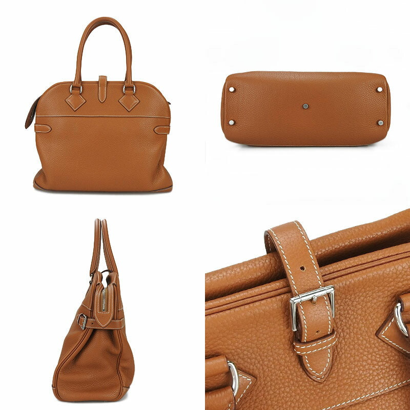 Taurillon Clemence Atlas Women Brown Travel Bag