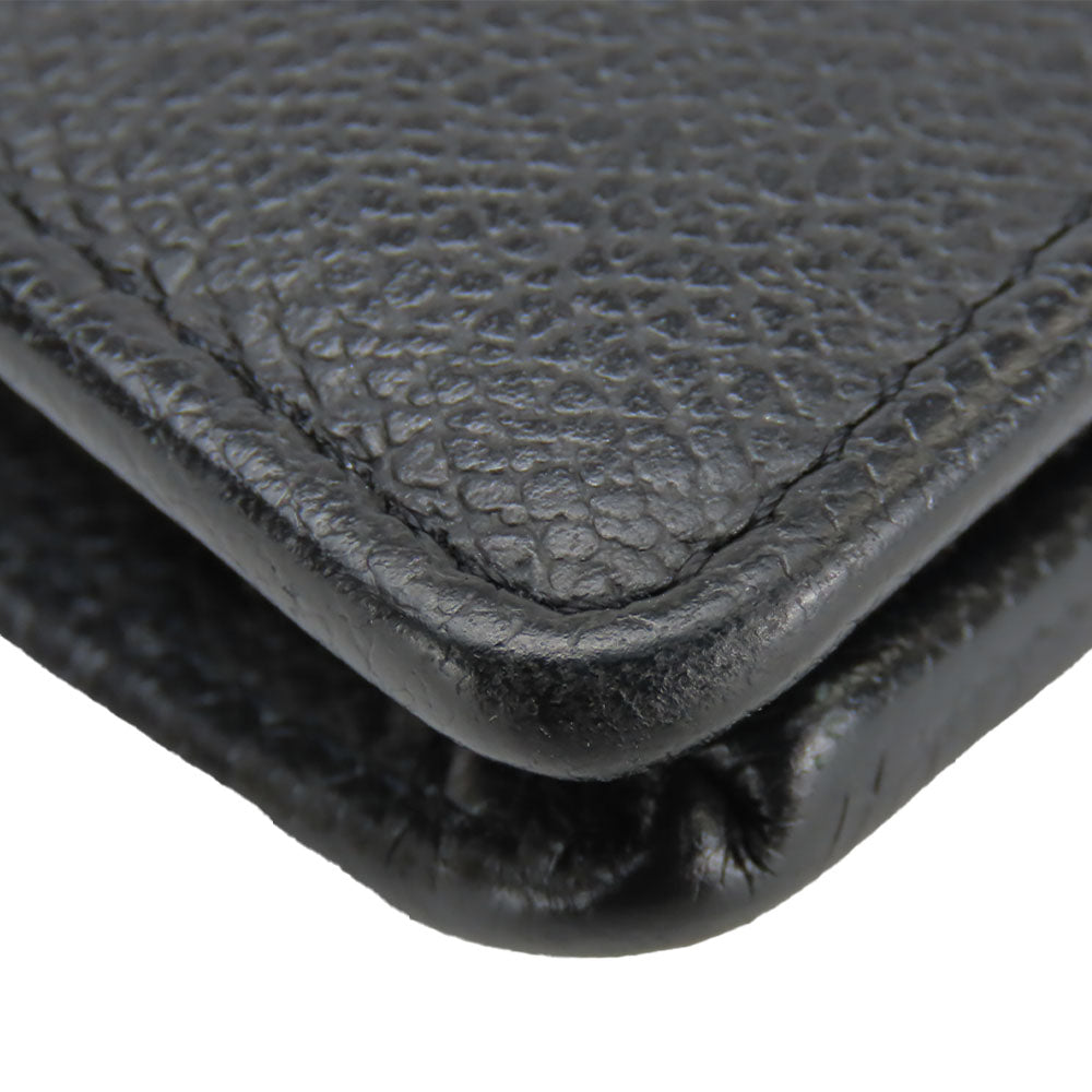 Chanel Coco leather long wallet