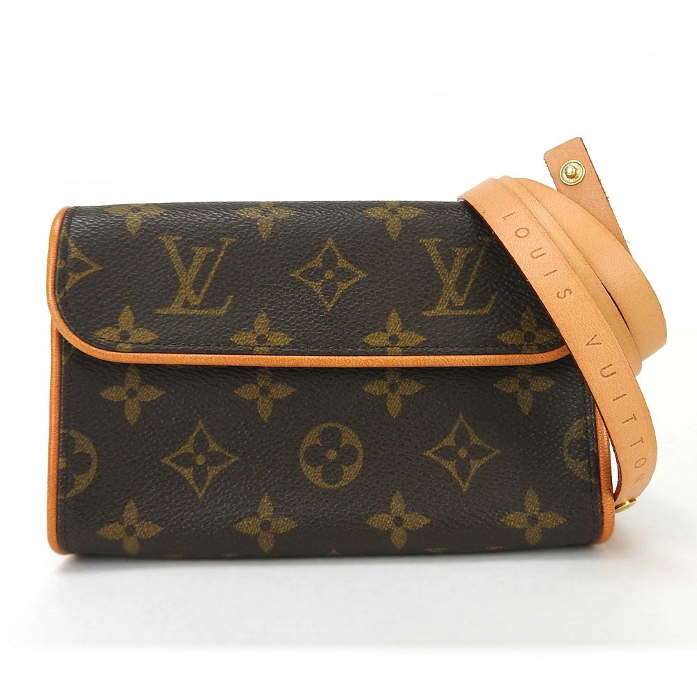 Louis Vuitton Waist M51855 Pochette Florentine XS Monogram Brown Clutch Bag