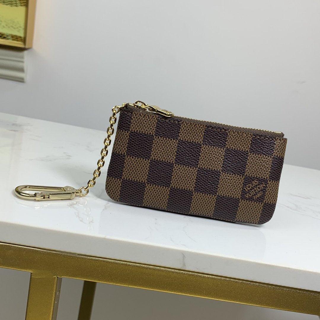 Louis Vuitton Key Pouch Damier ebene Wallet