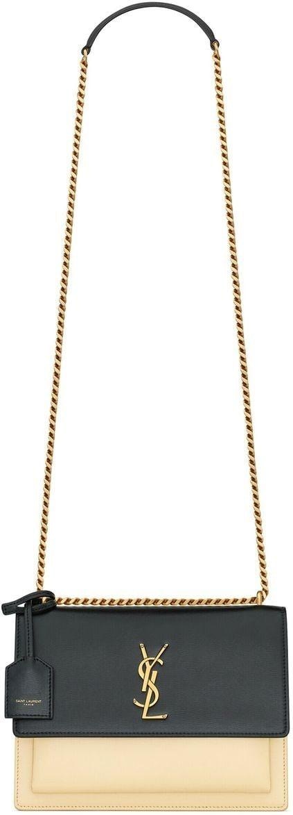 YSL Saint Laurent Saint Laurent Trending Women Sunset Pl Ue Chain Logo Travel Bag
