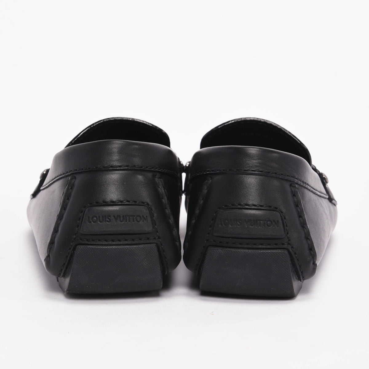 Louis Vuitton Black Calfskin Monte Carlo Mocassins 8.5 Women Shoes