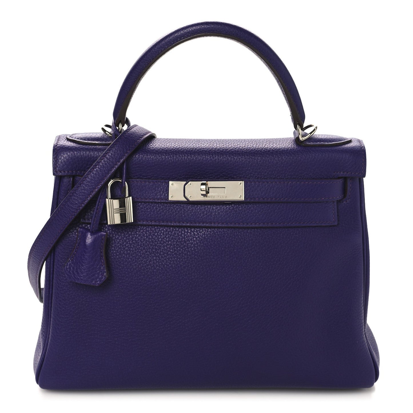 Hermes Togo Kelly Retourne Iris Handbag Travel Bag