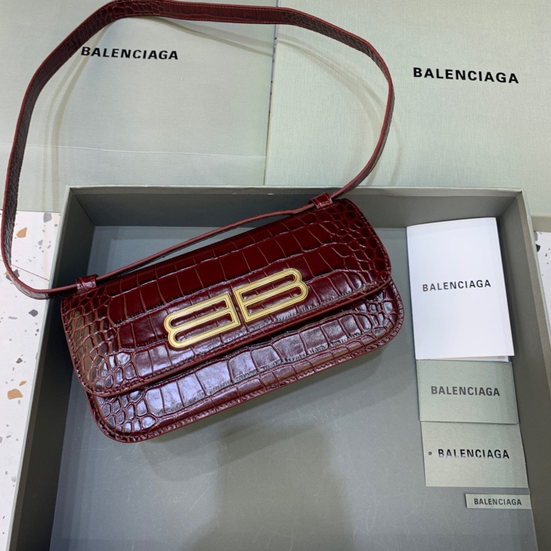 Top Quality Gossip Shoulder Bag Dark For Red Small