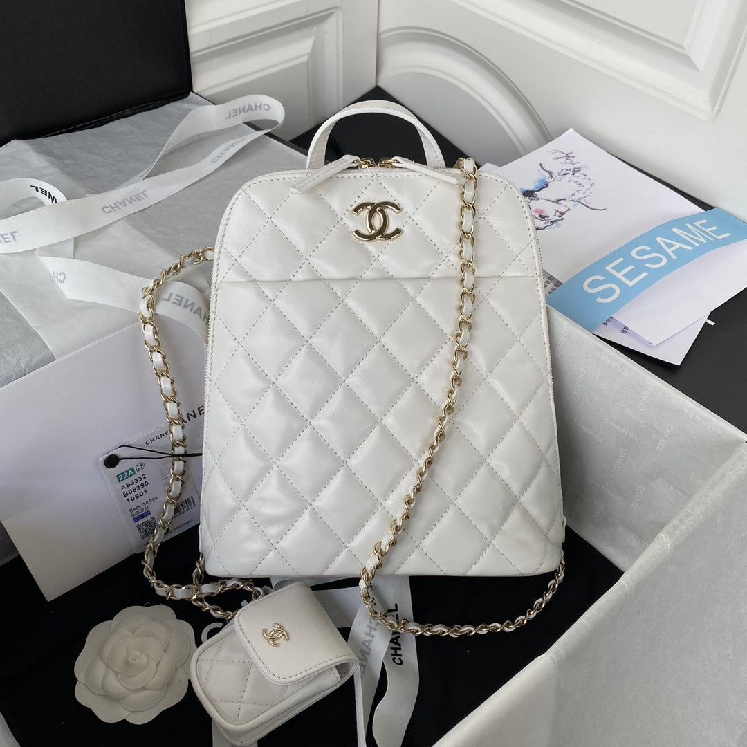 CHLRucksack Backpack 21cm 8in White