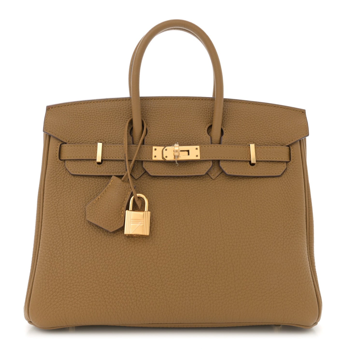 Hermes Togo Birkin Bronze Dore Handbag Travel Bag